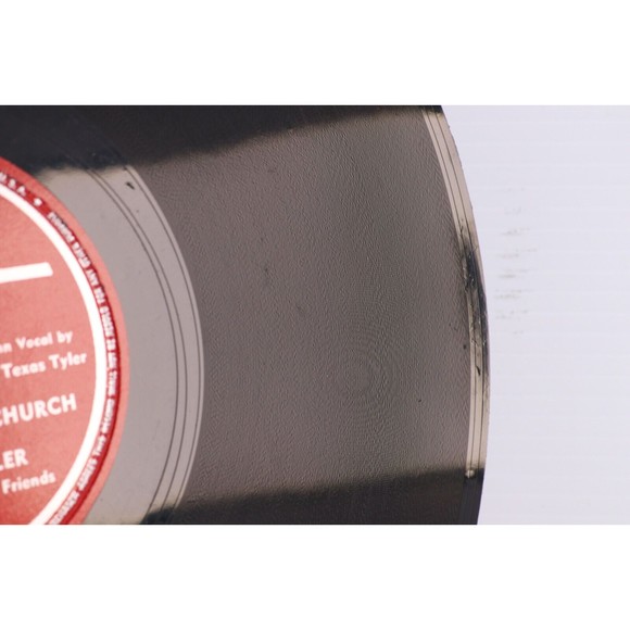 "T" Texas Tyler – The Old Country Church / Beyond Sunset 1950 78rpm Record 1403 - Picture 14 of 16